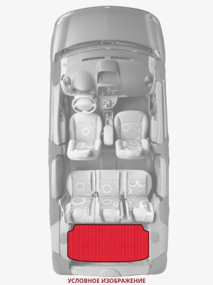 ЭВА коврики «Queen Lux» багажник для Daihatsu Hijet (S80, S100, S110)